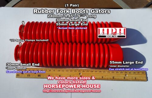 Details about  / 30mm x 55mm Rubber Fork Boots for Vintage Honda 1974 75 CR125M MT125 75-77 MR175