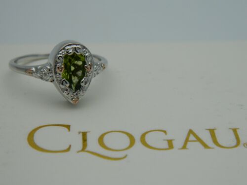 Details about  / Clogau Silver /& 9ct Rose Gold Enchanted Forest Peridot Ring RRP £119.00 size O