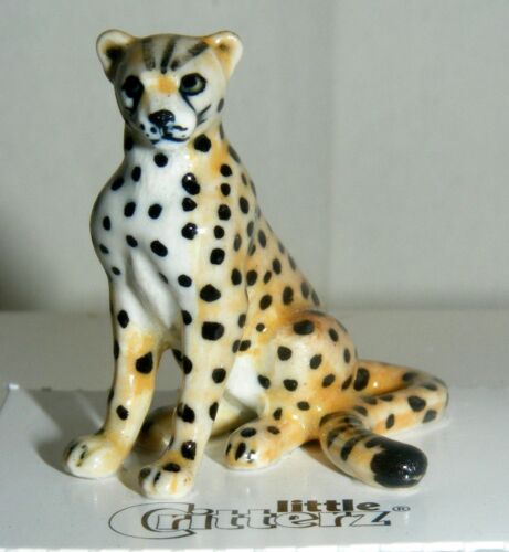 Little Critterz Miniature Porcelain Animal Figure Cheetah "Jelanii" LC988 