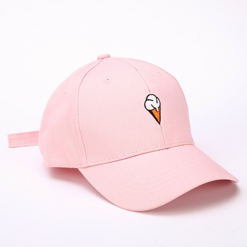 Women Simple Peaked Hat HipHop Curved Strapback Snapback Baseball Cap adjustable