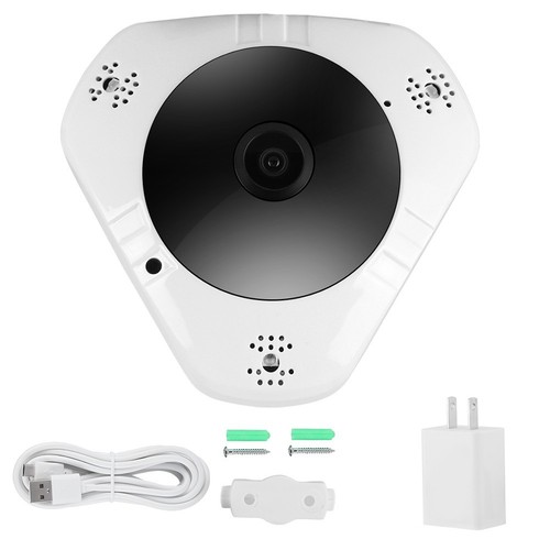360° Panoramic ONVIF Wifi IP Surveillance Camera 1.3MP Wireless Fish Eye H.264