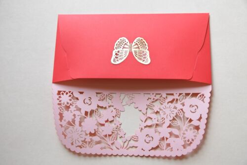 Chinese Wedding Butterfly Red Envelope 3 Pcs