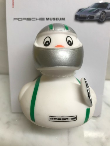 PORSCHE DESIGN PORSCHE MUSEUM 911 R 2017 RUBBER BATH DUCK NEW ON CARD.