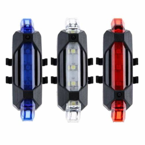 Bike Light LED Bicycle Taillight USB Charging Rear Tail Safety Warning Portable