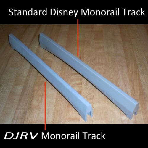 Disney Compatible Extra Long 18-3//8/" Straight Track for Monorail