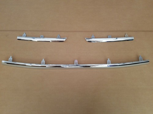 3PC Set 2009-2012 TOYOTA RAV4 LIMITED Grille Lower /& Middle Chrome Molding Trim