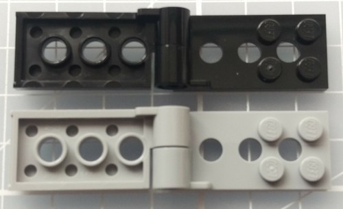 LEGO 98285 PIASTRA Cerniera 2 x 4 Bottom 98286 PIASTRA Cerniera 2 x 4 Top 2780 PIN x1