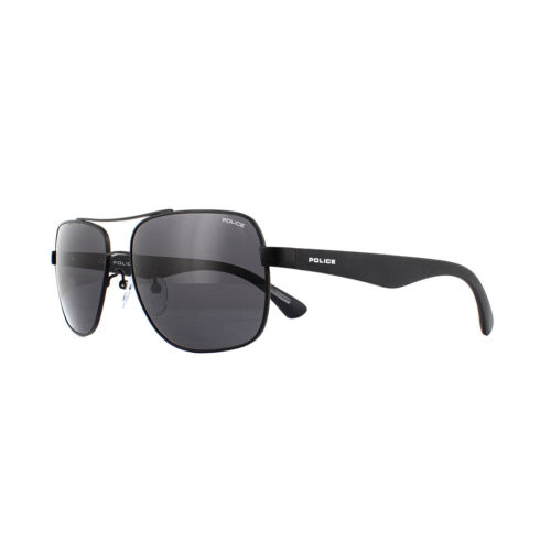 Police Sunglasses SPL655 531N Semi Matte Black Grey 