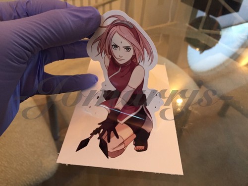 Naruto Anime Sakura Haruno Sticker Decals Vinyl Sign laptop binder