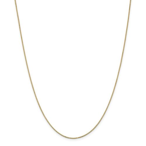 30/" Details about  / 14k Yellow Gold 0.90mm Solid Box Chain w// Spring Ring Clasp 14/"