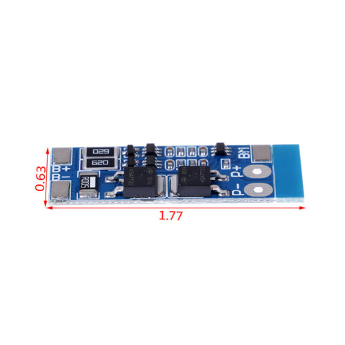 2S 8A 7.4V balance 18650 Li-ion Lithium Battery BMS charger protection board Tθo