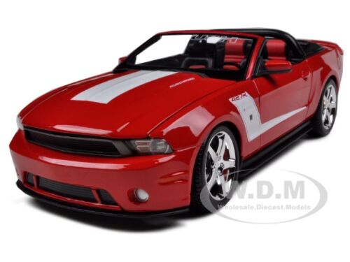 2010 FORD MUSTANG 427R CONVERTIBLE ROUSH RED 1//18 DIECAST MODEL BY MAISTO 31669