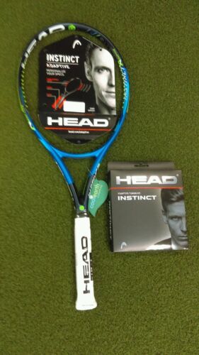 environ 254.00 cm New HEAD Instinct Adaptive Raquette de tennis 290g//10.2oz 100 in avec Tuning Kit 4 3//8
