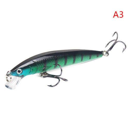 Minnow Fishing Lure 3D Eyes 10cm 7g Wobbler Bass Pike Baits Spinner Baits CBha