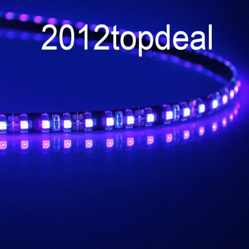 1M 3528 UV Ultraviolet 395nm 600 LED strip 120led/m SMD Light Black PCB 
