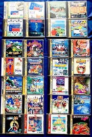 (28) Sega Saturn Software Lot SS from Japan Megaman X4 Bomberman Sonic R etc