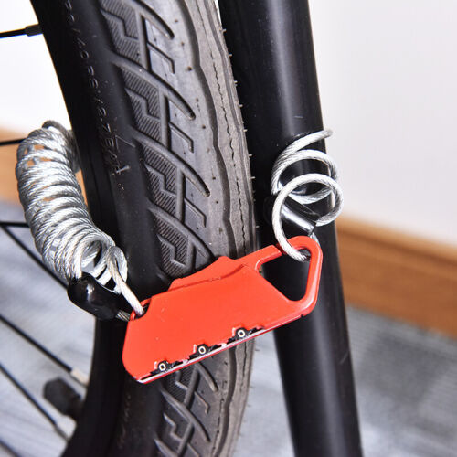 Bicycle Code Lock Bike Anti-theft 3 Digital Security Lock Cable Password Lock