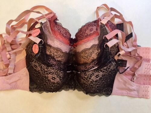 FLORAL BRAS DDD CUP NWT AND UNDERWIRE SIZES 34/36/38/40/42 MULTIPLE