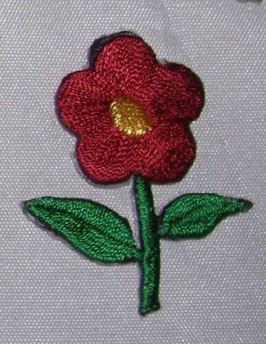 Daisy Five Petal Flower *Choose Color* New POSEY Iron On Embroidered Applique 