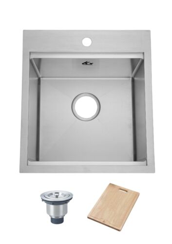 Yutong New Style Top-Mount/Drop in Stainless Steel Single Bowl Kitchen Sink 