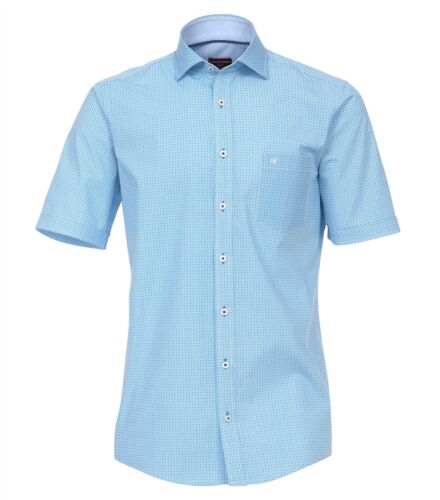 Casa Moda Premium Cotton Comfort Fit Short Sleeve Print Shirt in Size XXL to 6XL 