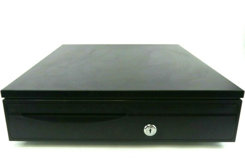 Standard Duty Cash Spring Cashier Drawer Black With Lock Keys