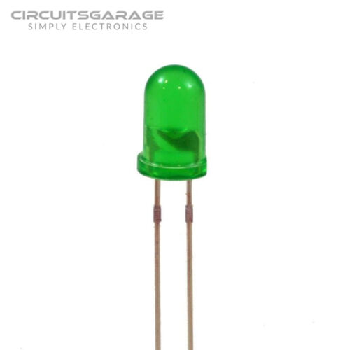 USA 50 X 5mm Bright Colored Green Light Emitting Diode LED Bulb