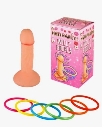 WILLY HOOPLA HEN PARTY GAME FUN TOY GIFT PENIS ADULT RING TOSS STAG FUNNY RUDE