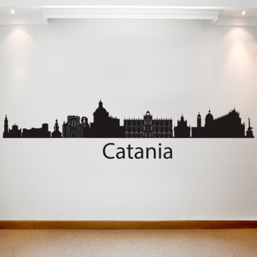 Grande Applique Murale Autocollant Art Amovible Imperméable Vinyle Transfert Catania