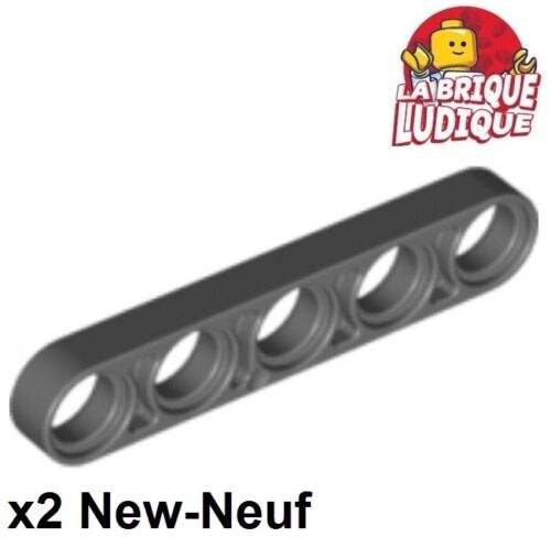 2x liftarm 1x5 thin thin dark grey//dark gray 32017 new courrier électronique Lego technic