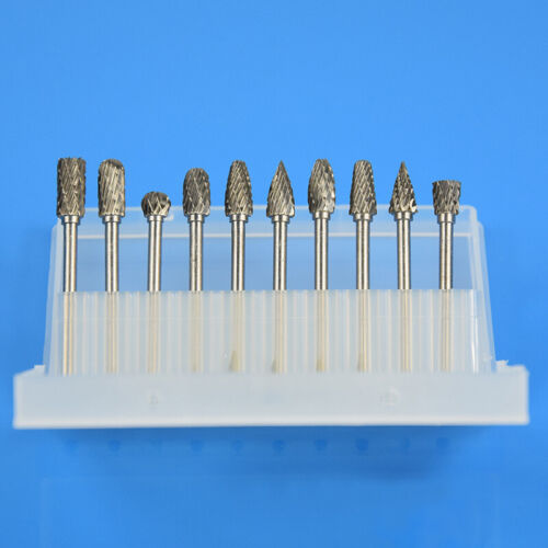 10 Stück 3mm Wolframkarbid Wolframstahl Dental Burs Lab Zahnbohrmarathon neu 
