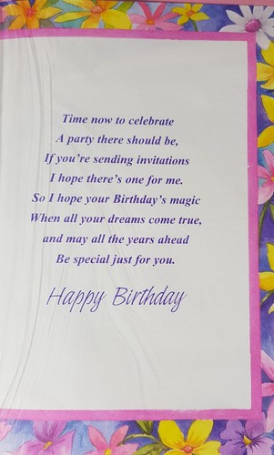 Joyeux 21st Anniversaire Carte son Jour Spécial 21 Ami Famille Adulte 15 cm x 23 cm 0022