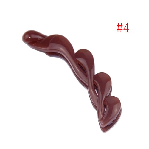 Stylish Fascinator Hair Claw Clip Clamp Banana Jelly Color Plastic Grip/_S