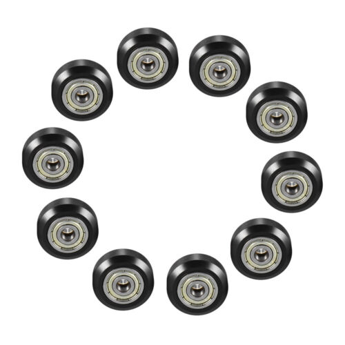 10pcs Plastic Passive Round Wheel Pulley With Bearing Gear 3D Printer POM Kits 