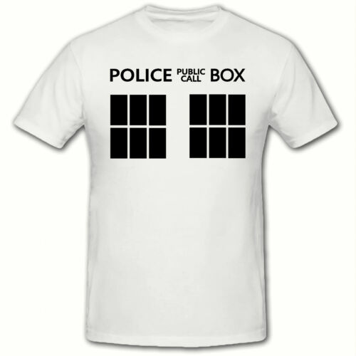 Police Phone Box Children/'s T-shirt Parti qui Slogan Tee shirt Taille 5-15 ans