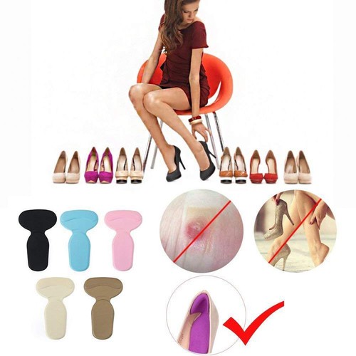 2PC Silicone Shoe Back High Heel Inserts Insoles Gel Pad Cushion Grip Liner Foot