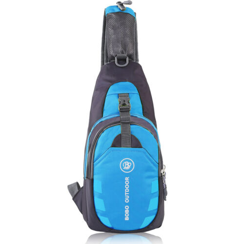 Mens Sling Bag Chest Pack Cycle Travel Sports Backpack Shoulder Crossbody Bag US
