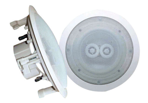 Pyle PWRC52 Ceiling Speaker 5.25/" Pro Waterproof; 8 Ohm Dual Channel