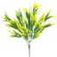 36 cm Green Yellow Grass bouquet fleur feuille de lierre Fougère artificielle vigne Aquarium 