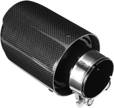 Embout de tuyau d'échappement universel pour voiture, en fibre de carbonne NEUF