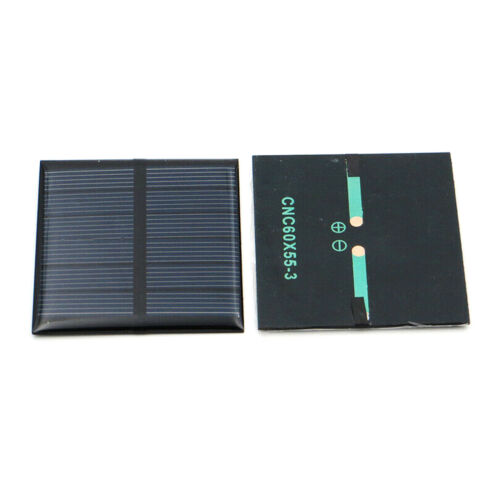 Solar Panel 0.5V 3V 100-150mA 60x55mm DIY Powered Models Small Cell Module 