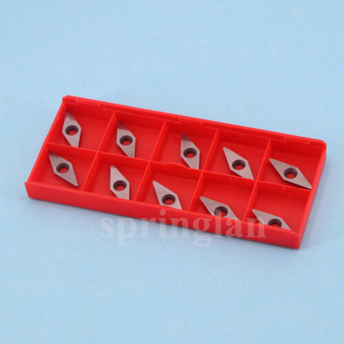 10x Carbide Tips Inserts Blades For Chisel Cutter Wood Turning Lathe Holder Tool