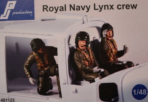 1:48 British crew for Lynx helicopter PJ Production resin 