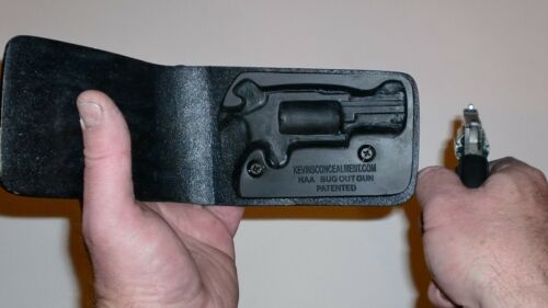 Pocket Holster NAA Bug Out Gun KCH Wallet Style For Full Concealment 