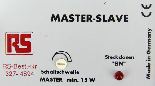 RS 5-fach Steckdosenleiste Master Slave 327-4894 #5977