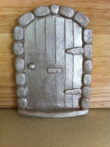 Silver Calmay Handmade Goblin Elf Fairy Door 13cm X 9cm