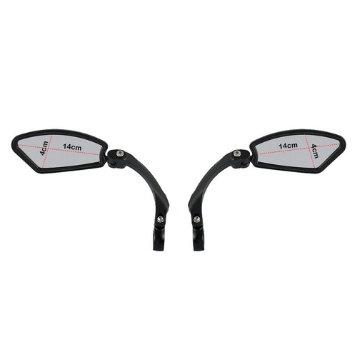 Rückspiegel E-Bike Lenkspiegel Fahrradspiegel Set Spiegel Fahrrad Universal 3D