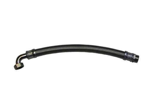 Flexschlauch 90° Bogen Panzerschlauch 1 Zoll 60 cm Edelstahl
