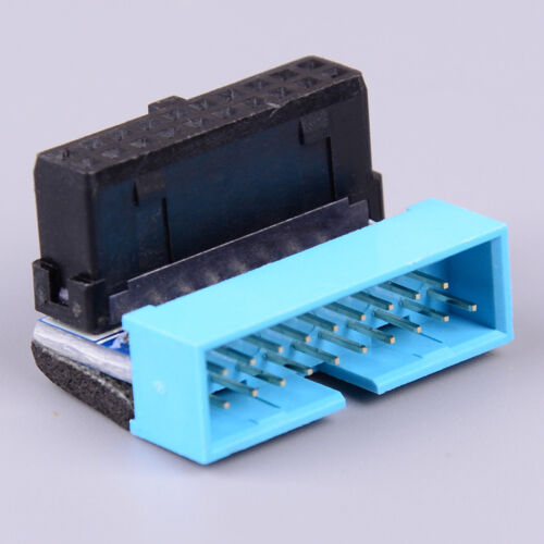 USB3.0 19P 20P male 90 degree motherboard chassis front seat expansion connBLUS 