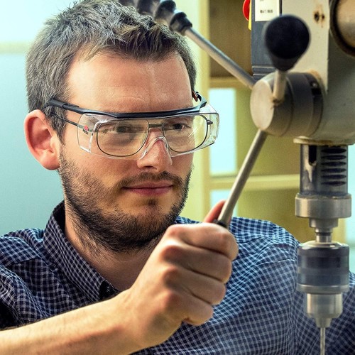 Nocry Over-Spec Safety Glasses With Anti Scratch Wrap-Around Lenses Goggles